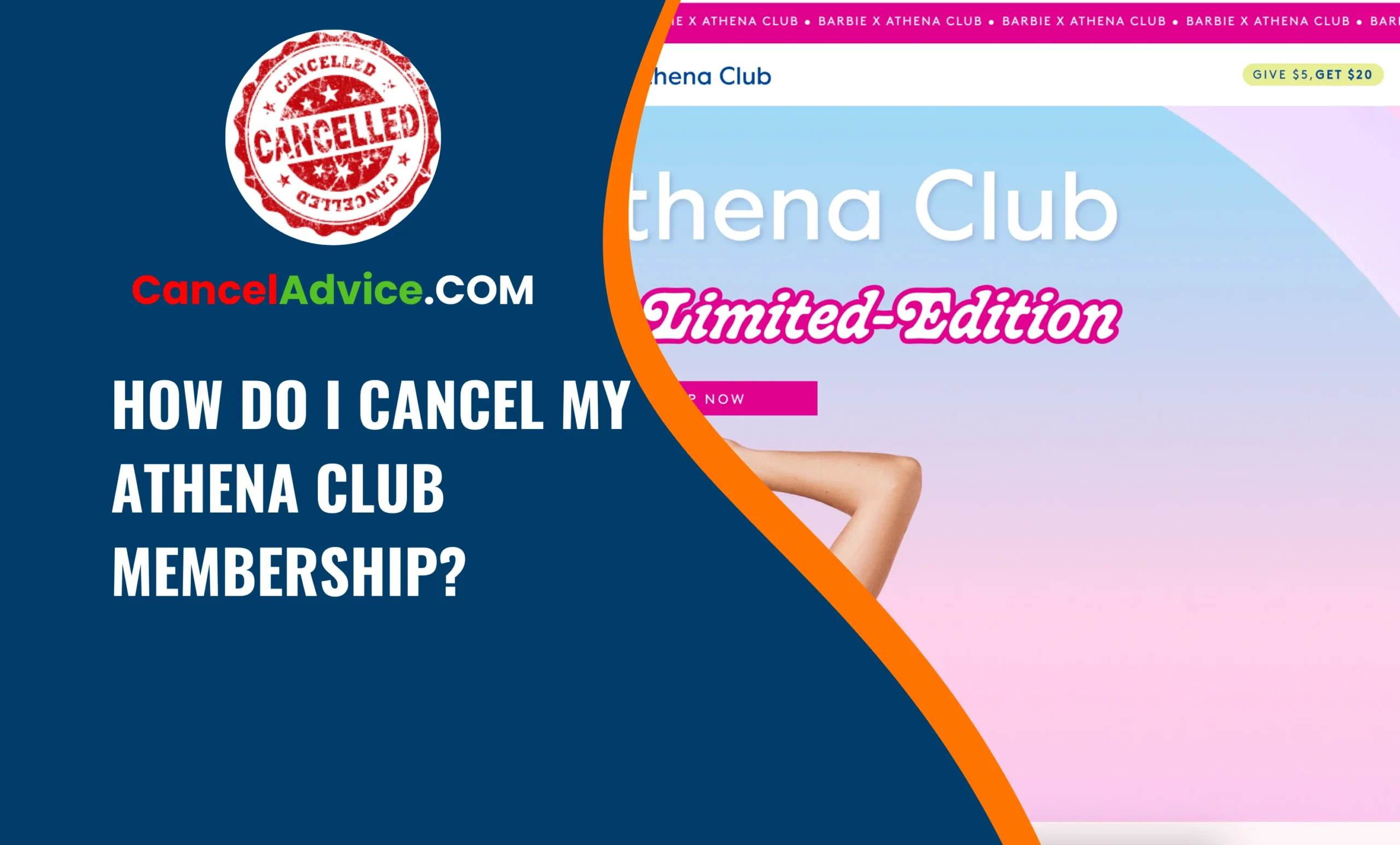how do i cancel my athena club membership