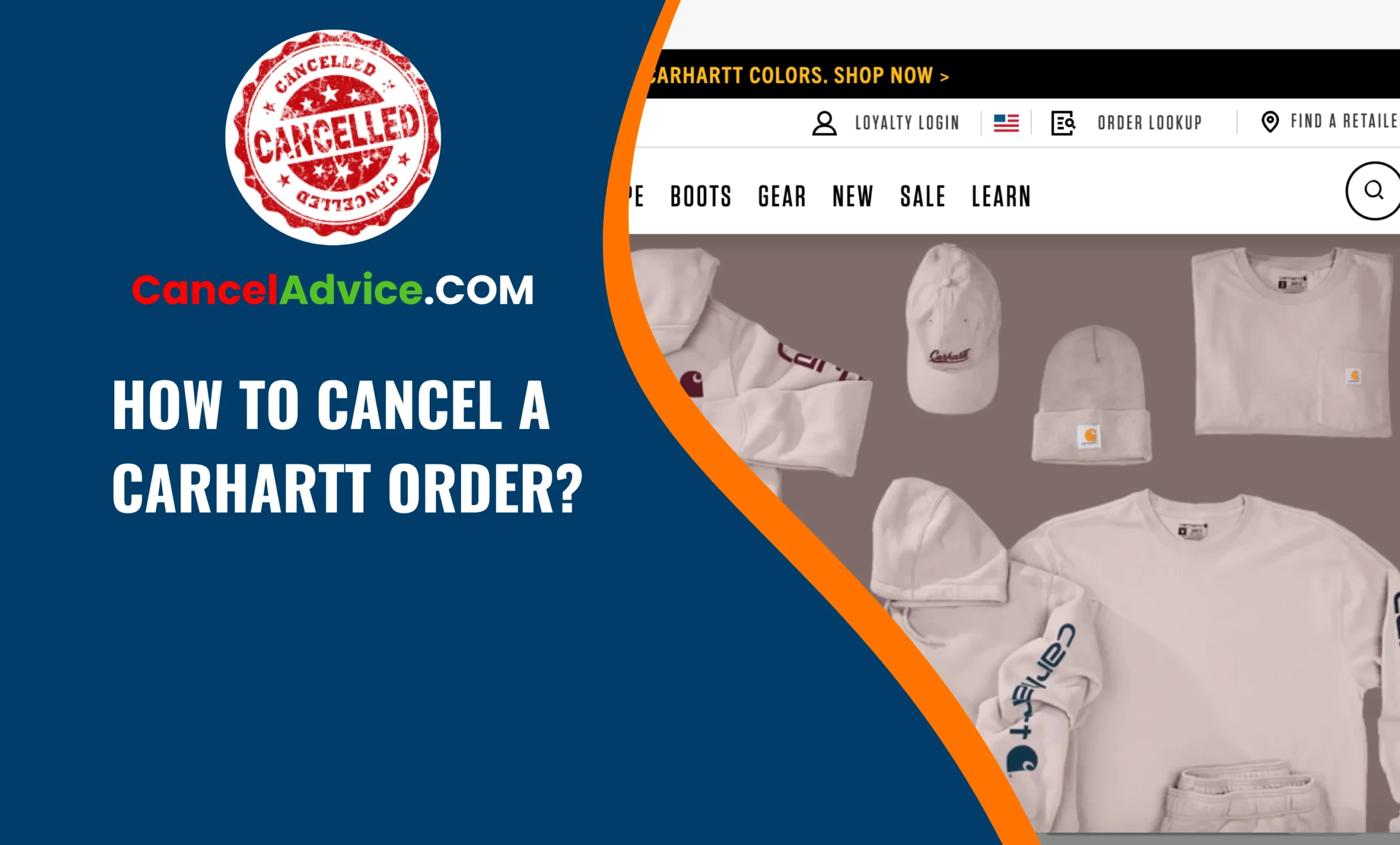 How To Cancel A Carhartt Order