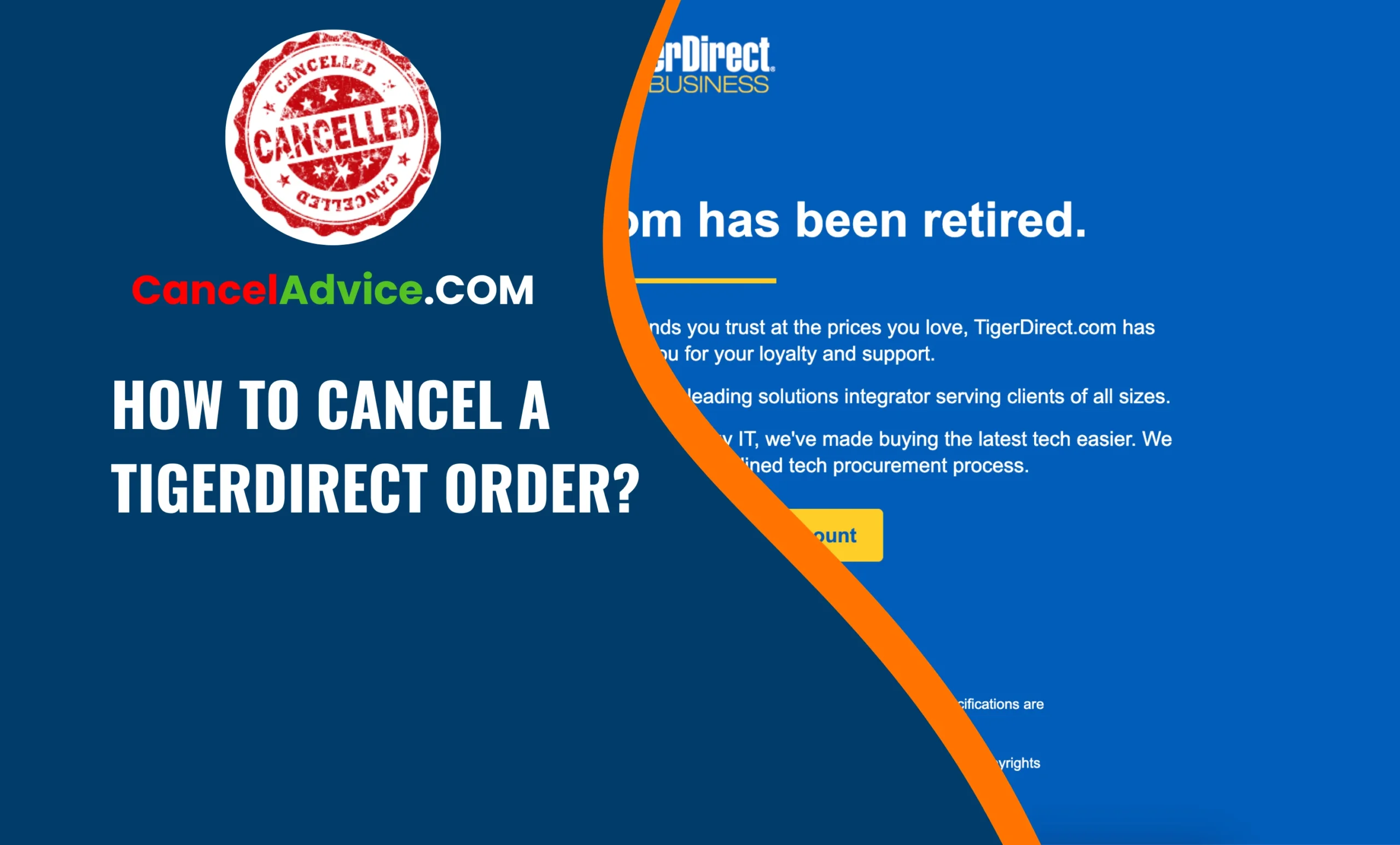 how to cancel a tigerdirect order