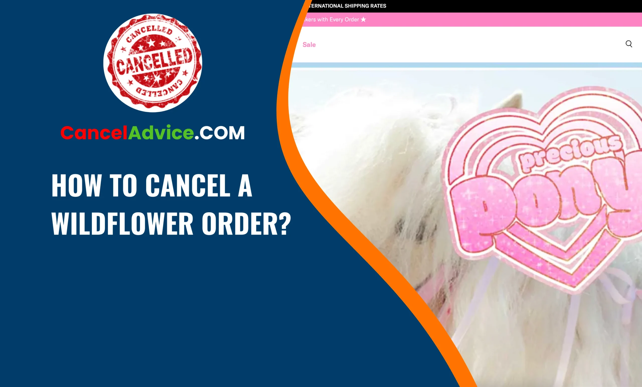 how to cancel a wildflower order