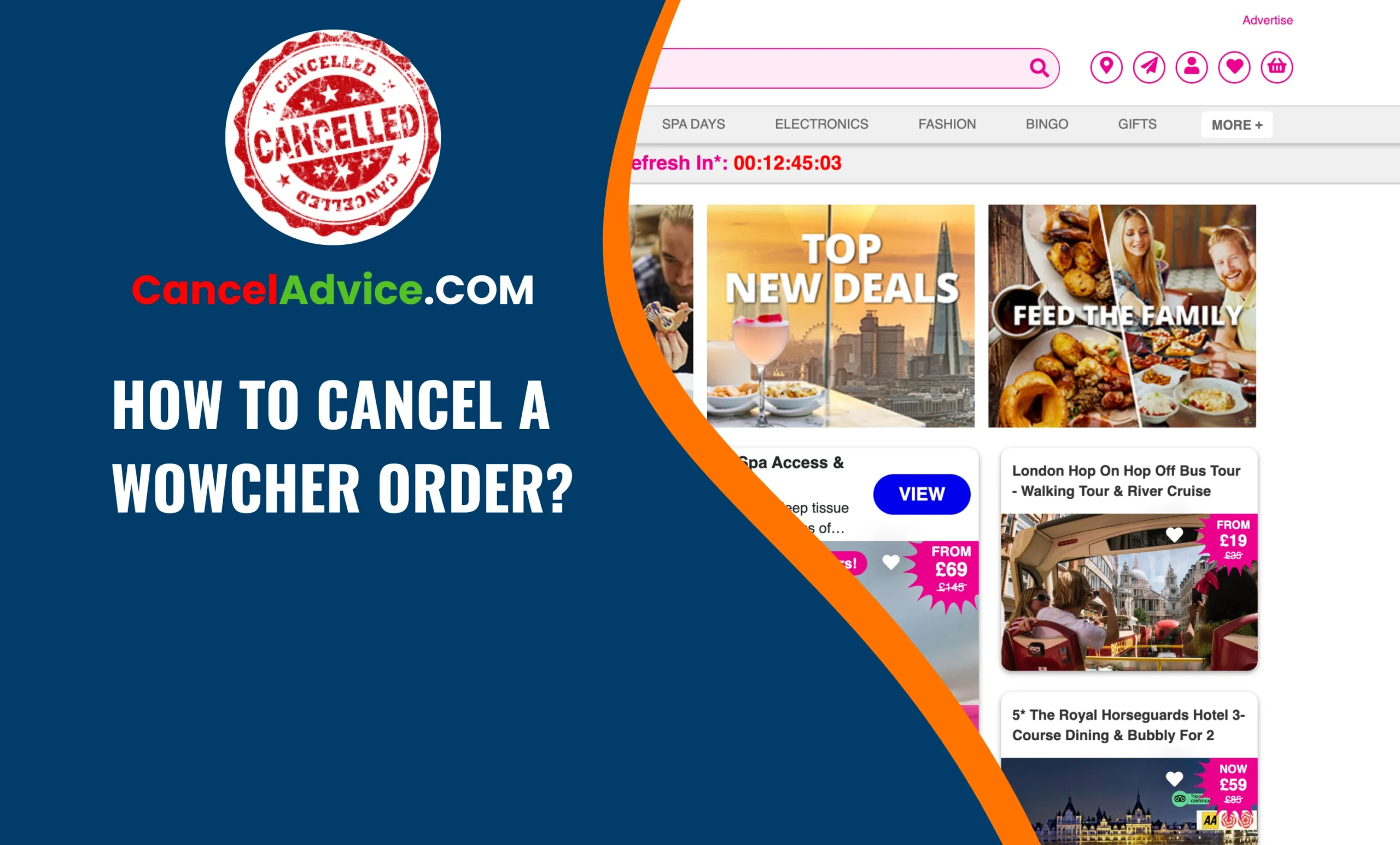 how to cancel a wowcher order