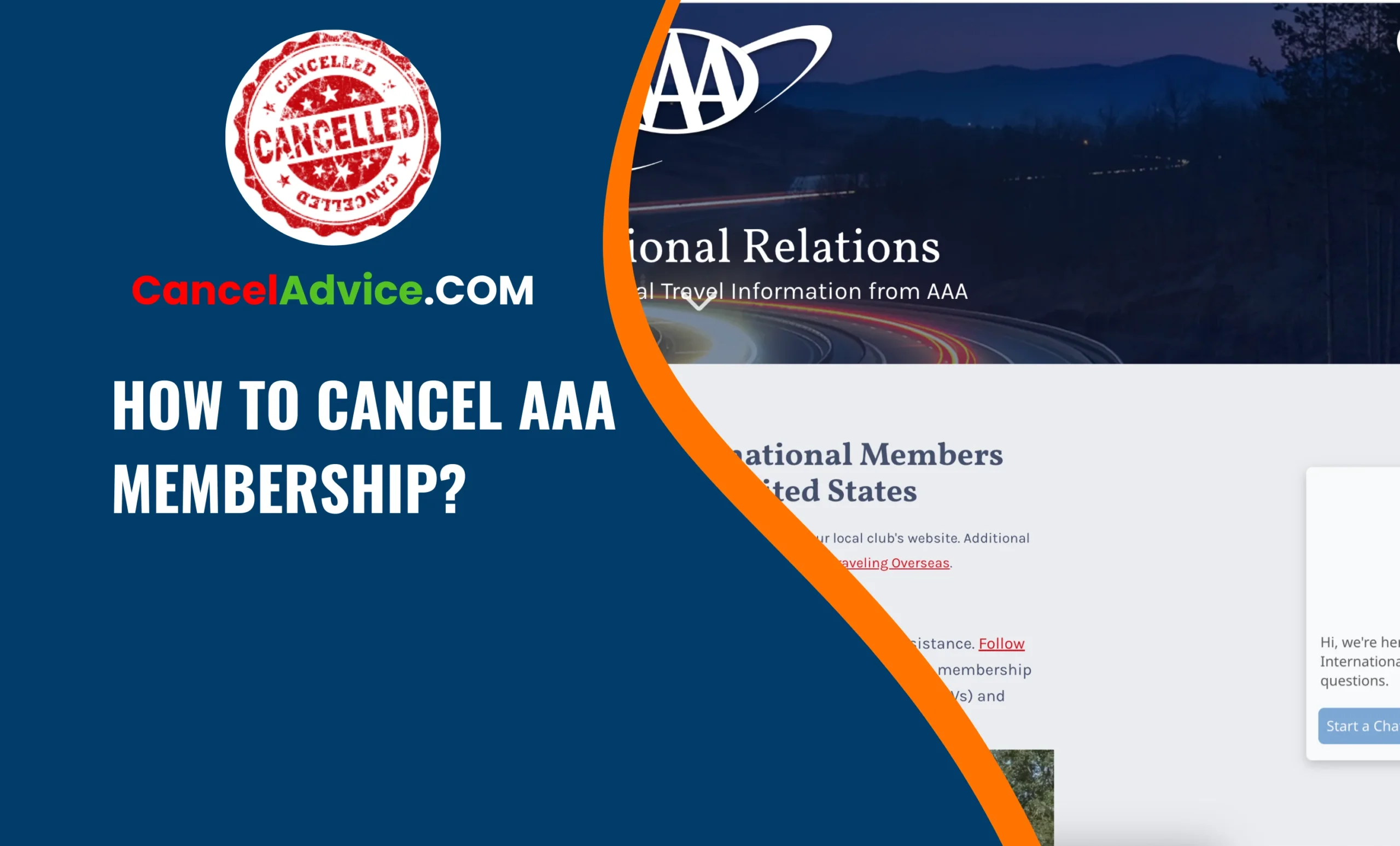how to cancel aaa membership