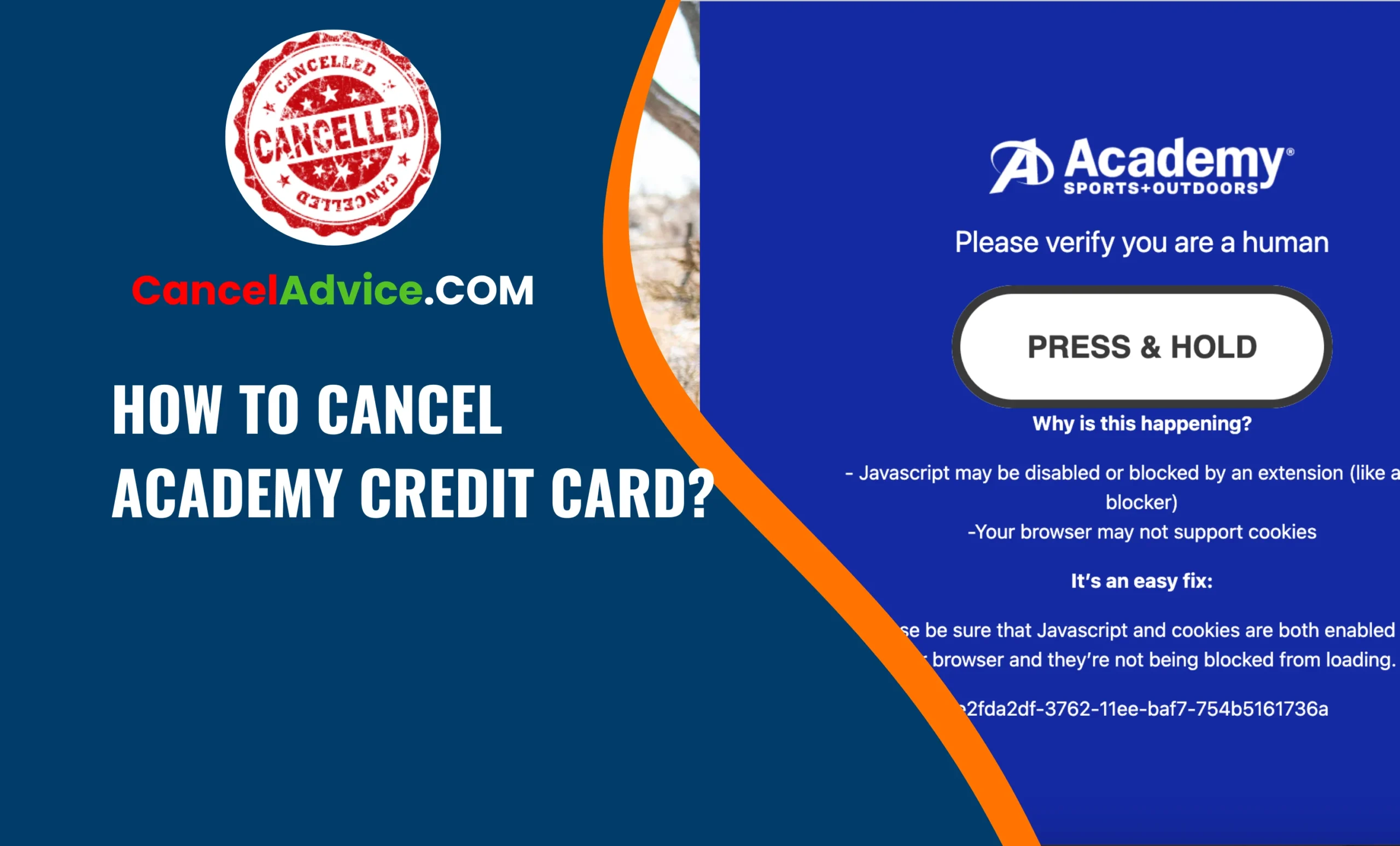 How To Cancel Academy Credit Card