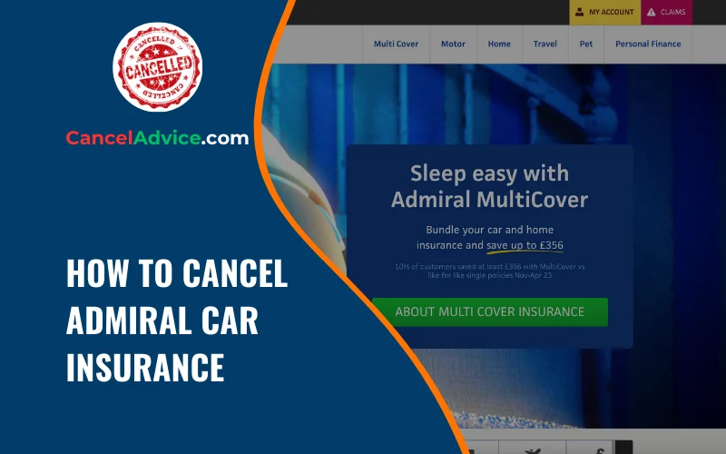 how to cancel admiral car insurance