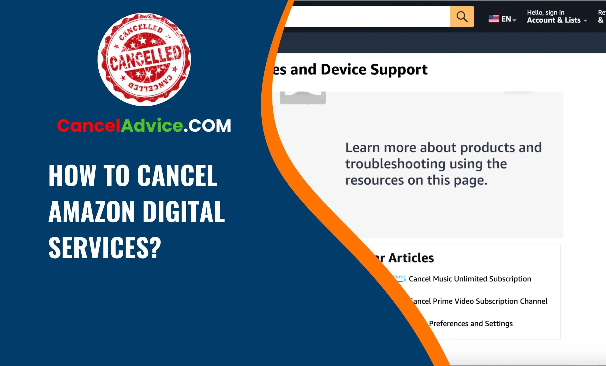 How To Cancel Amazon Digital Services