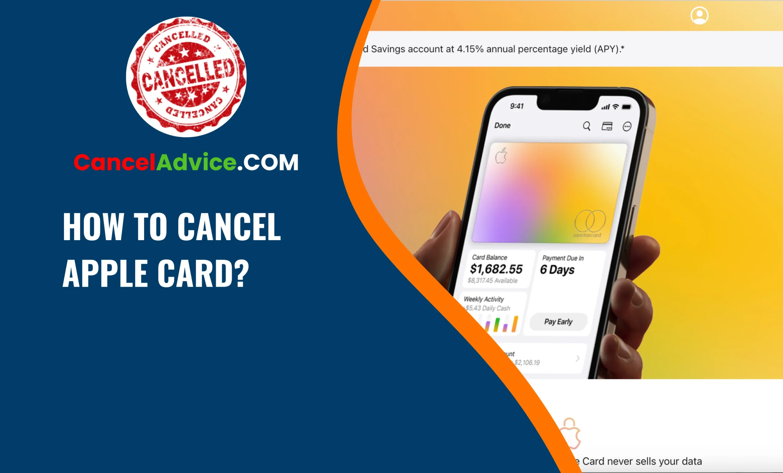 How to Cancel Apple Card