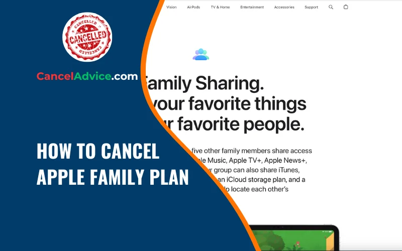 how to cancel apple family plan