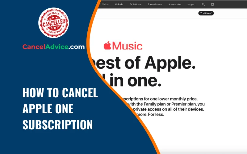 how to cancel apple one subscription