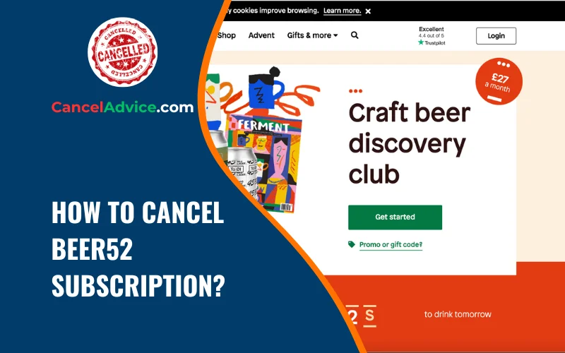 how to cancel beer52 subscription