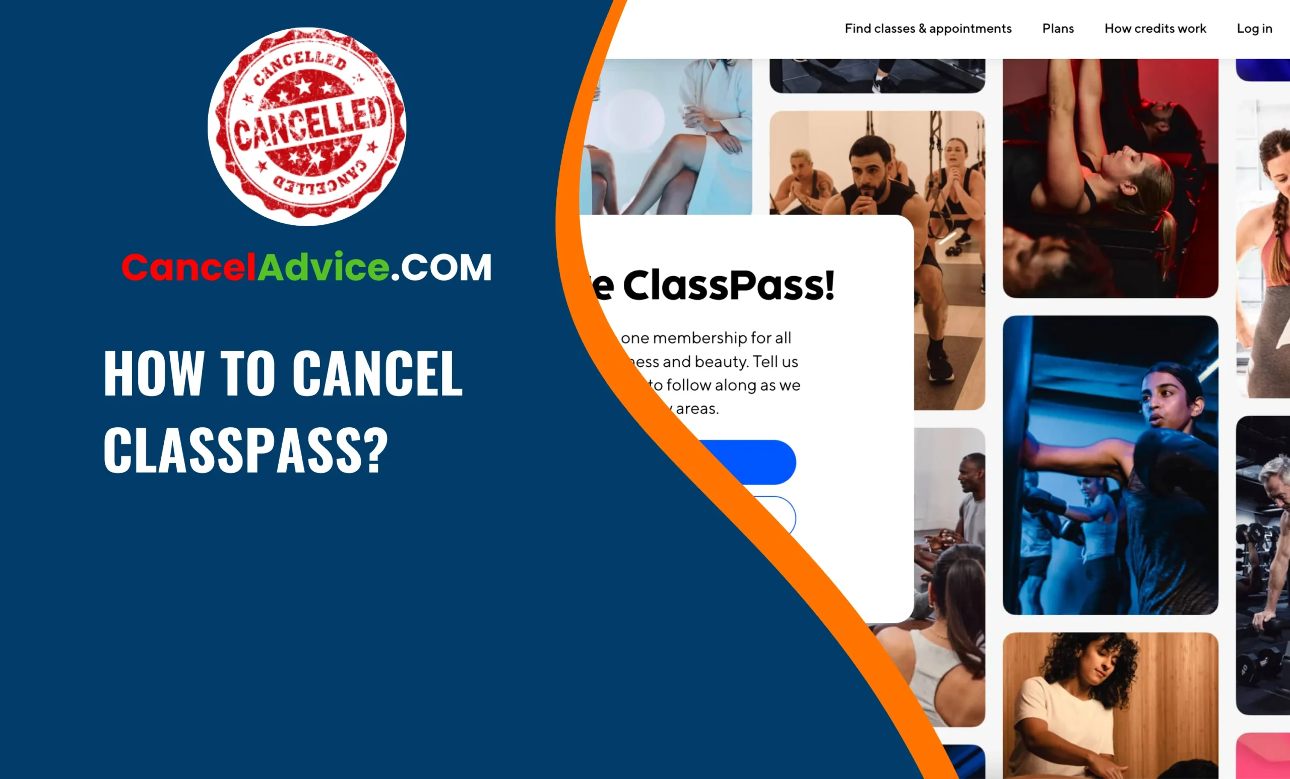 how to cancel classpass