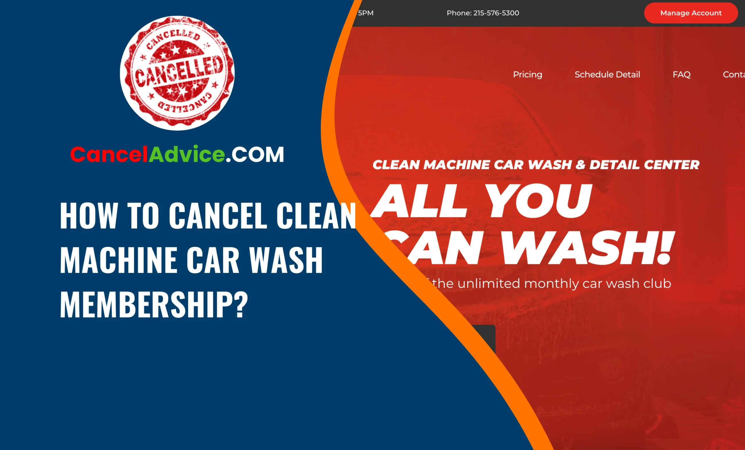 how to cancel clean machine car wash membership