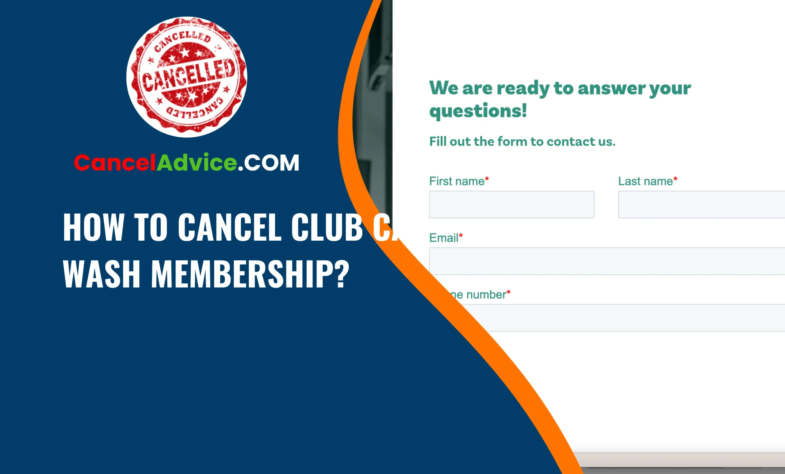 How to Cancel Club Car Wash Membership