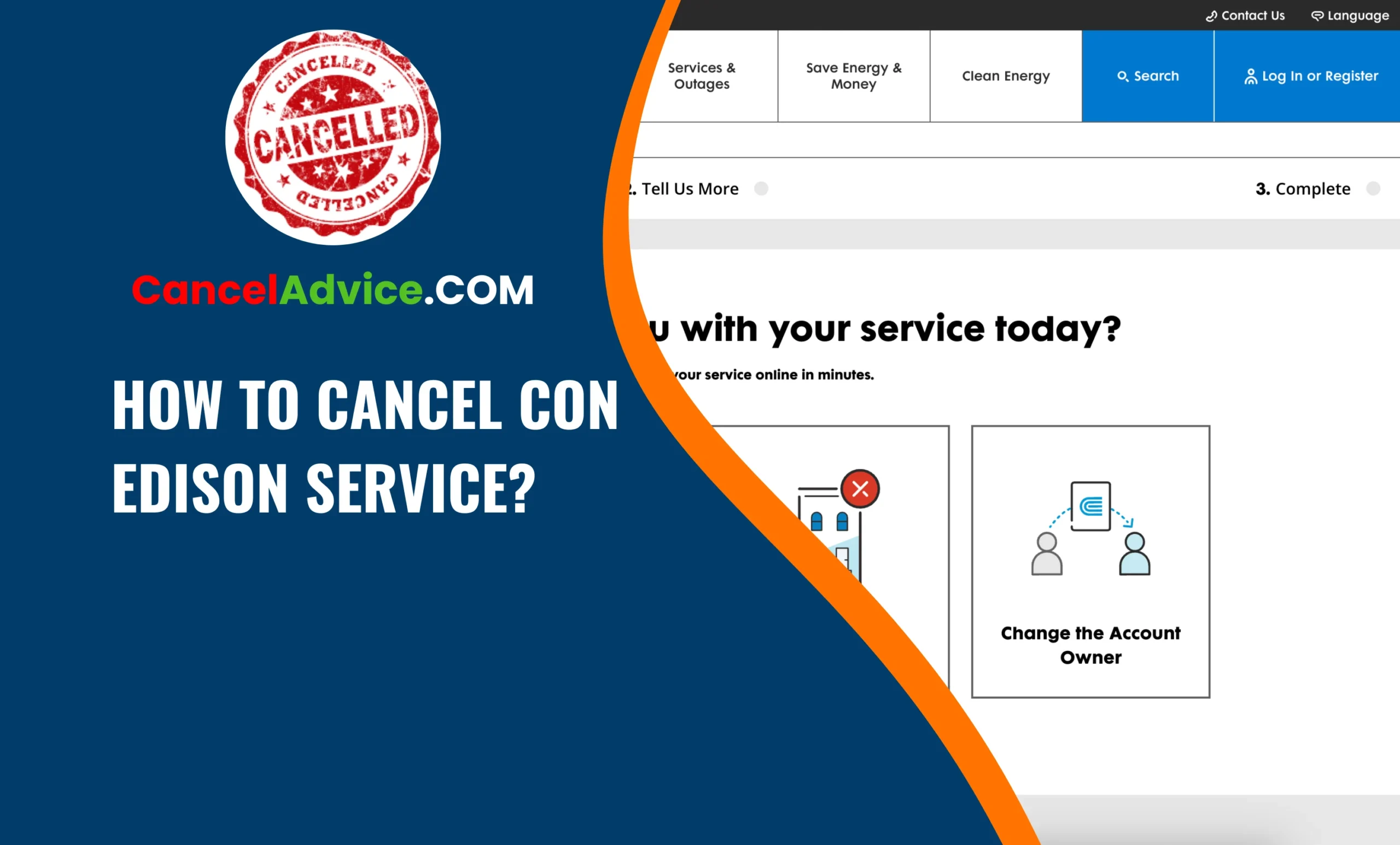 how to cancel con edison service
