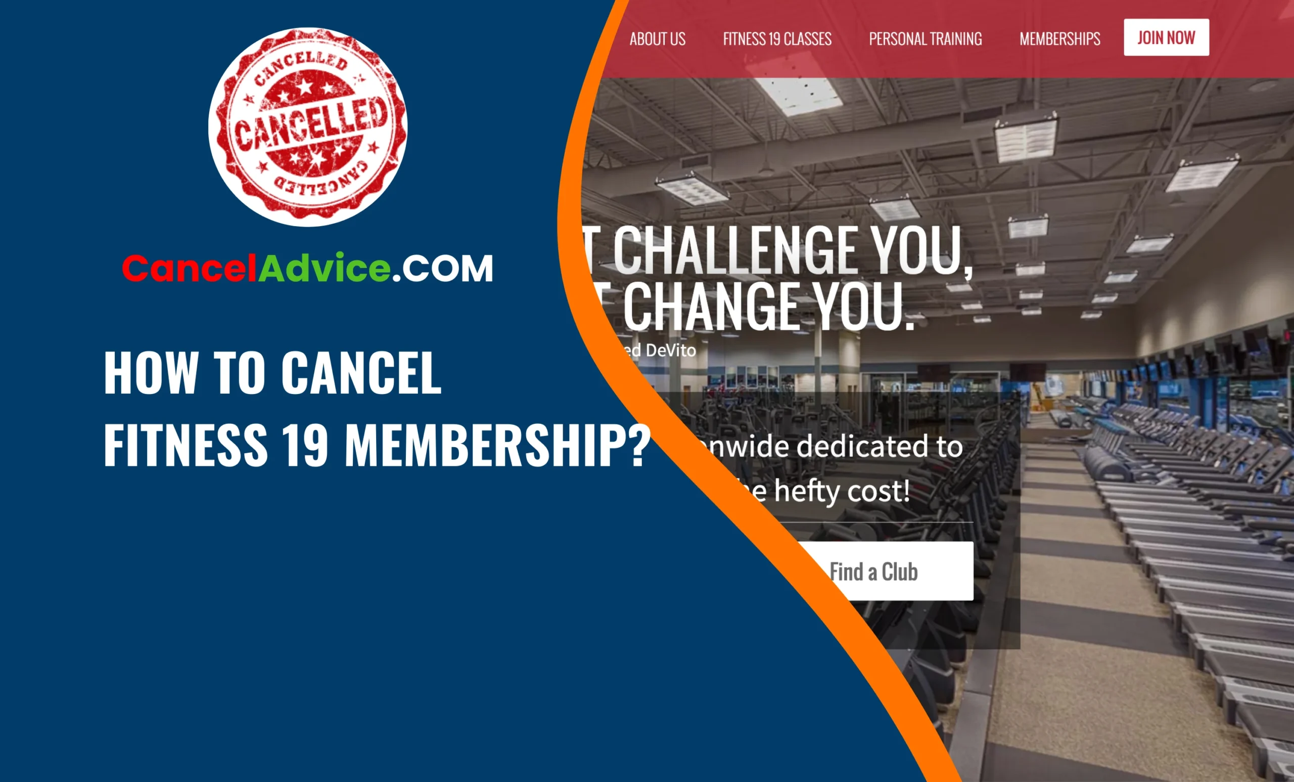 how to cancel fitness 19 membership