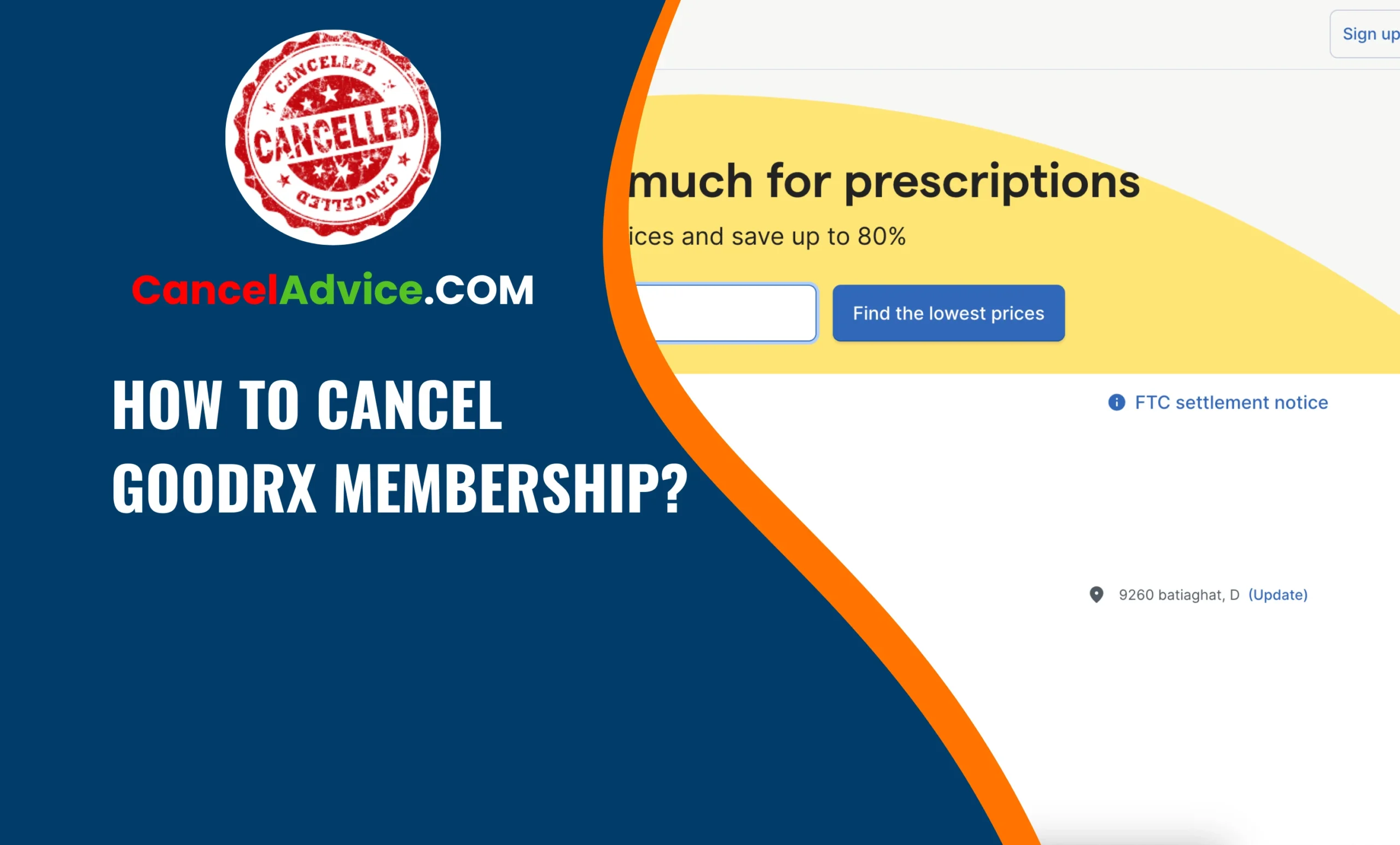 how to cancel goodrx membership