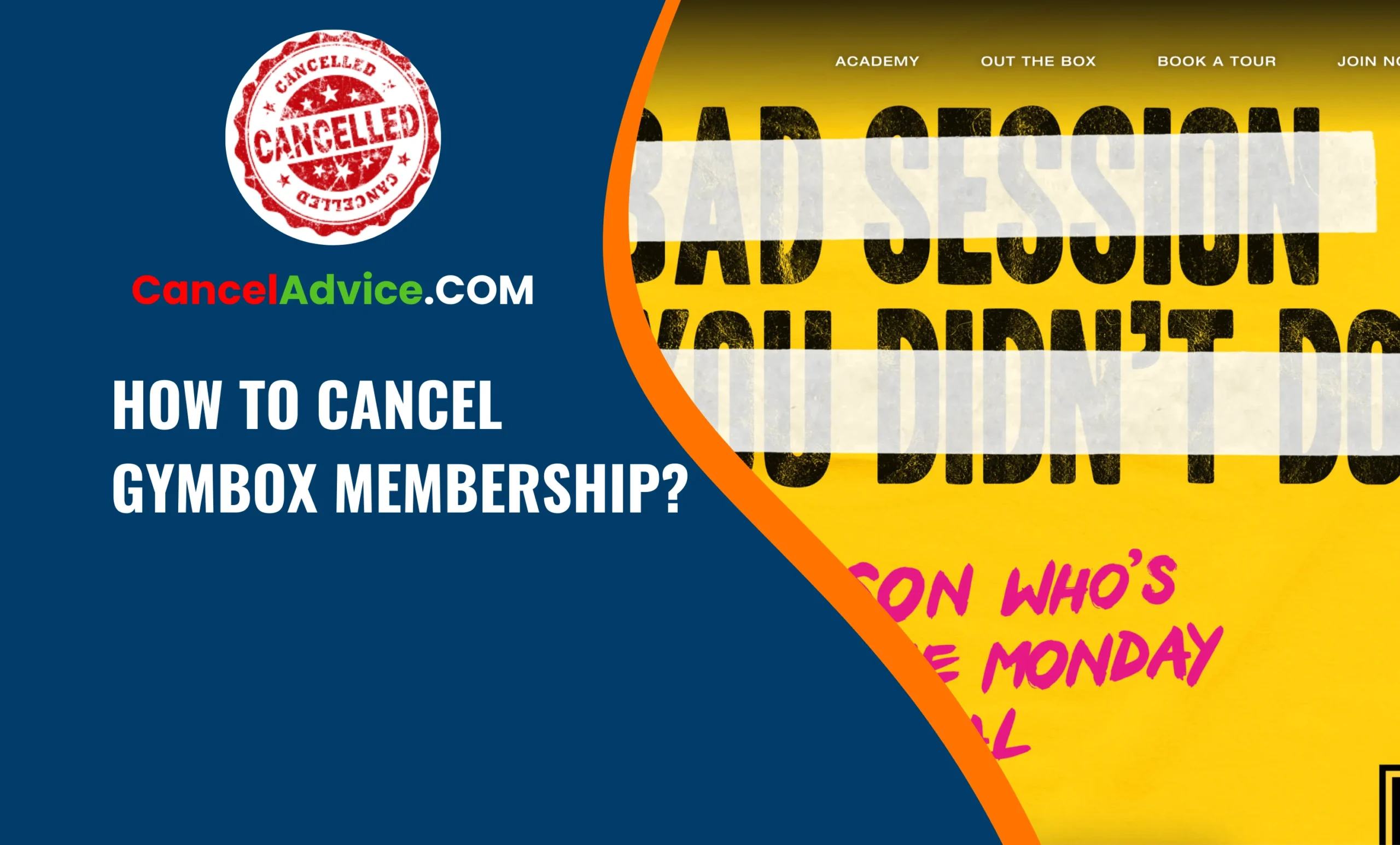 how to cancel gymbox membership