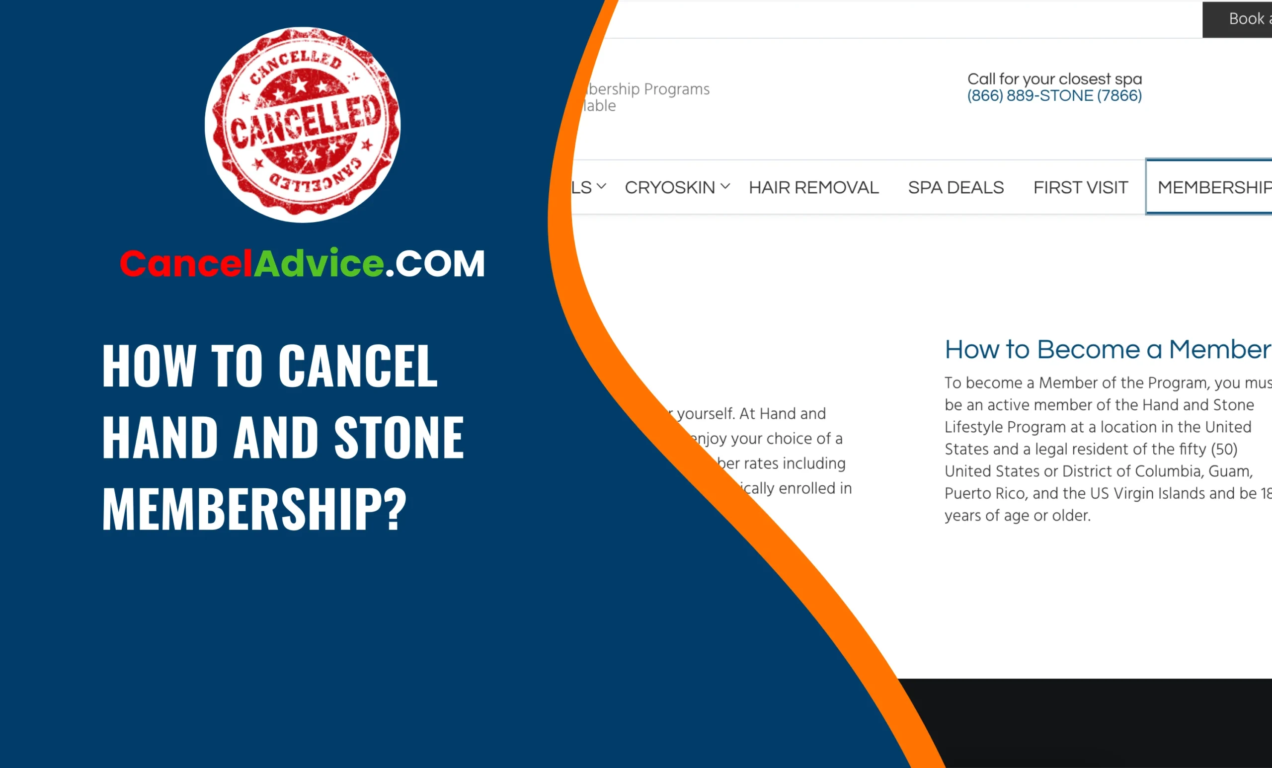 how to cancel hand and stone membership