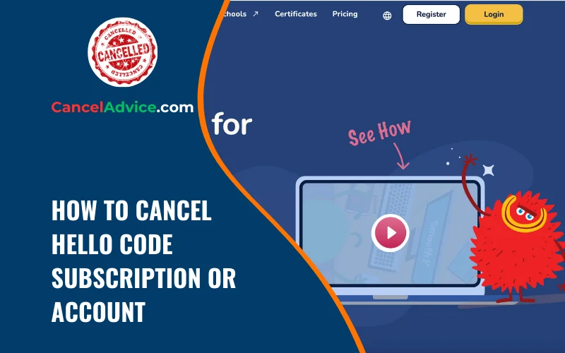how to cancel hello code subscription or account
