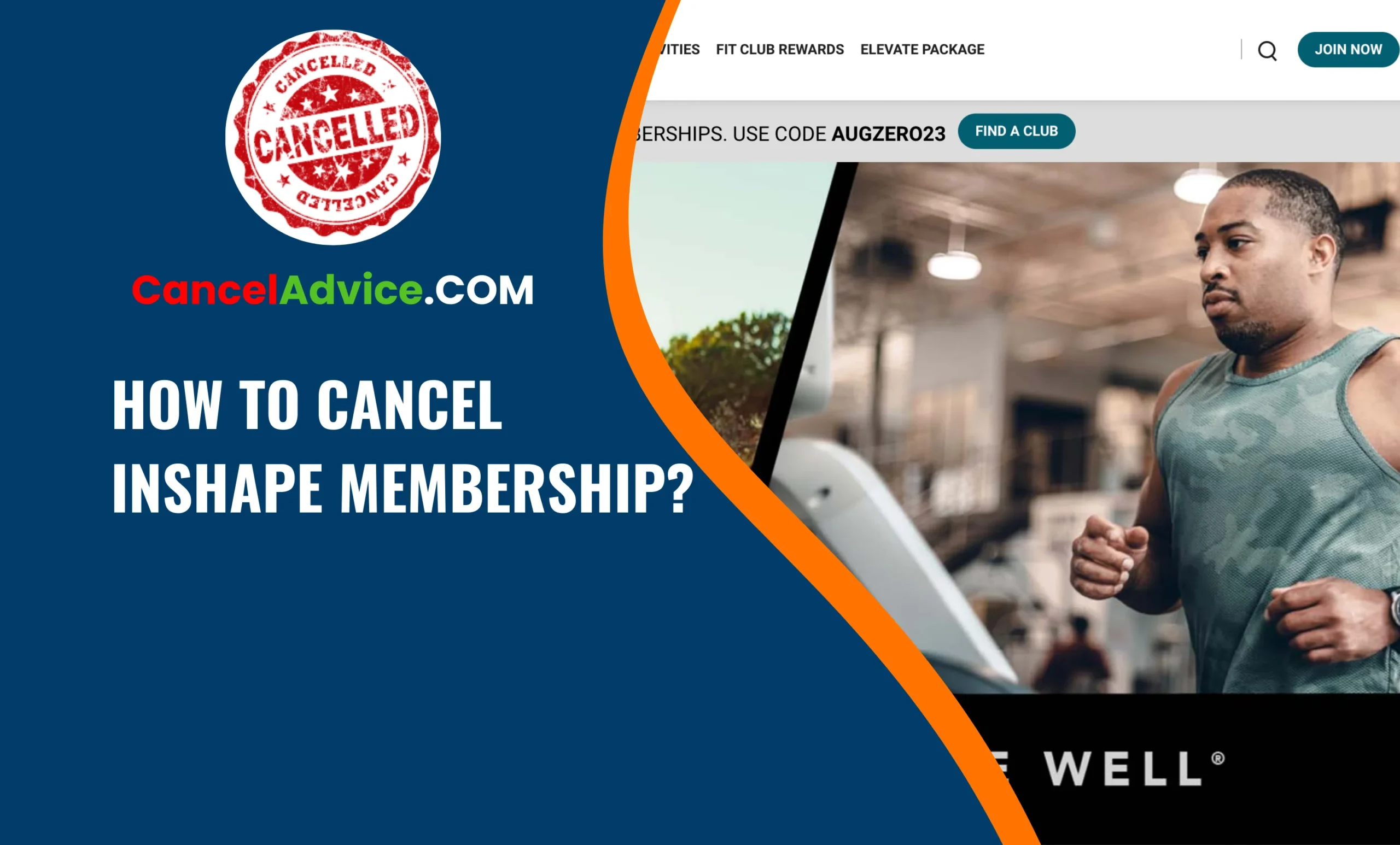 how to cancel inshape membership