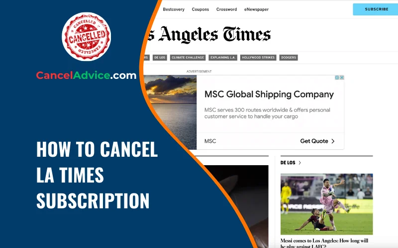 how to cancel la times subscription