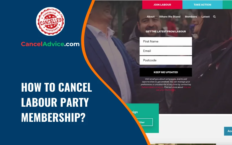 how to cancel labour party membership