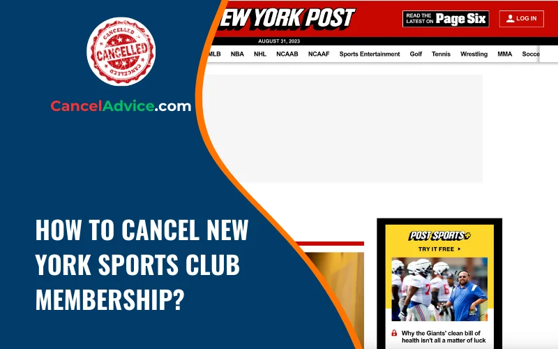 how to cancel new york sports club membership