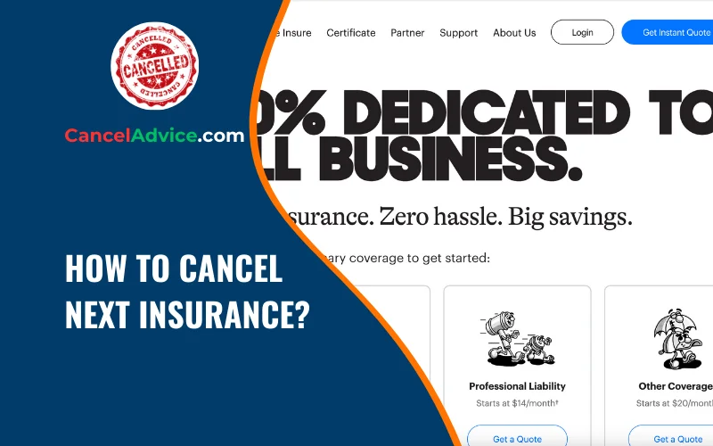 how to cancel next insurance