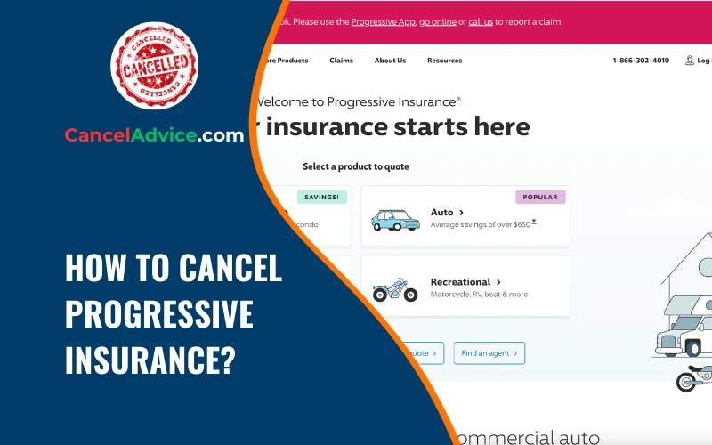 how to cancel progressive insurance
