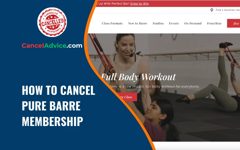 how to cancel pure barre membership