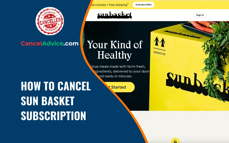 how to cancel sun basket subscription