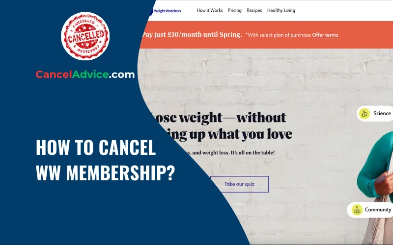 how to cancel ww membership