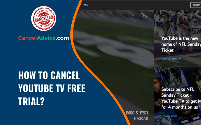 how to cancel youtube tv free trial?