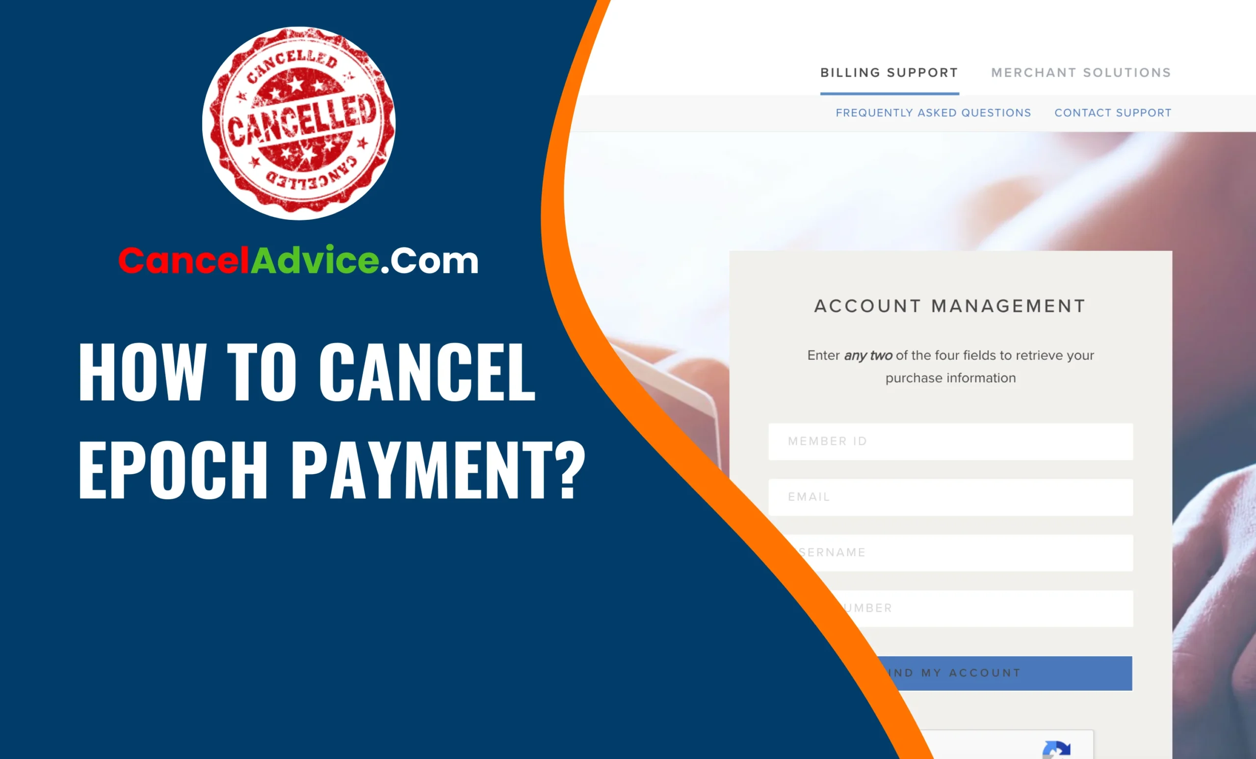 how to cancel epoch payment