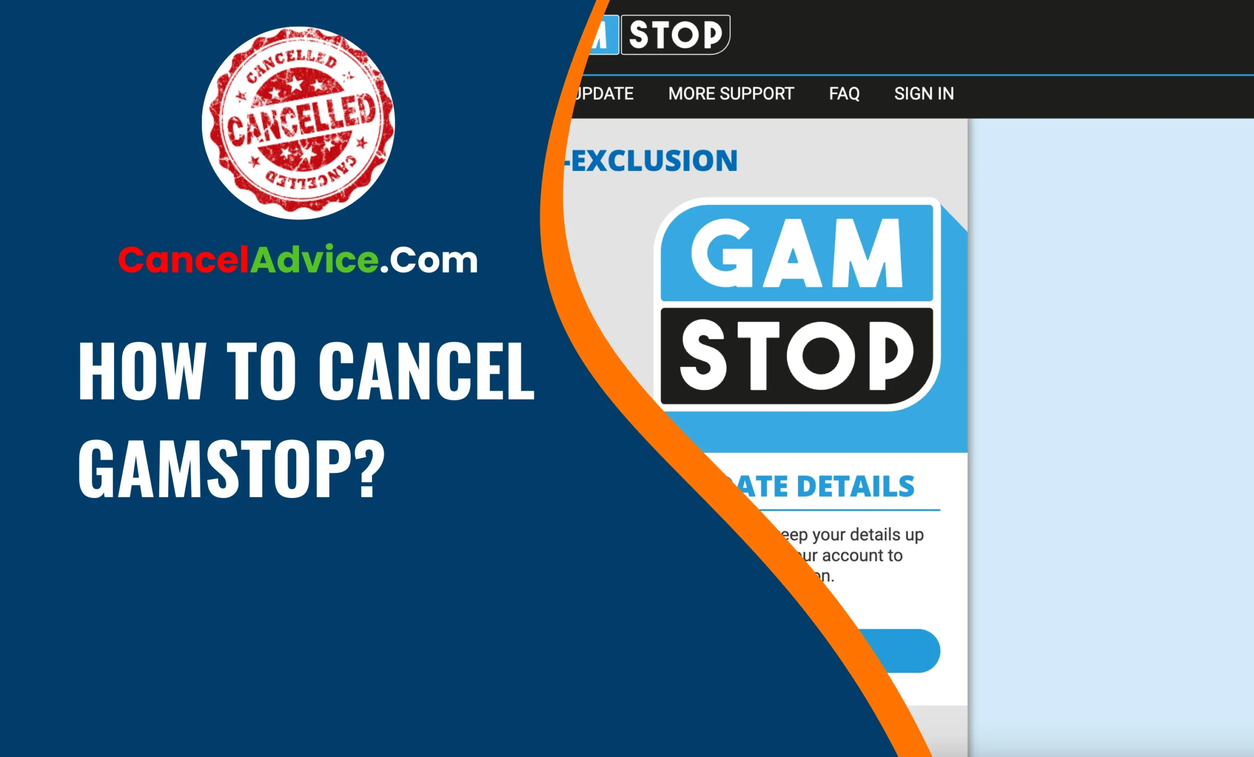 how to cancel gamstop