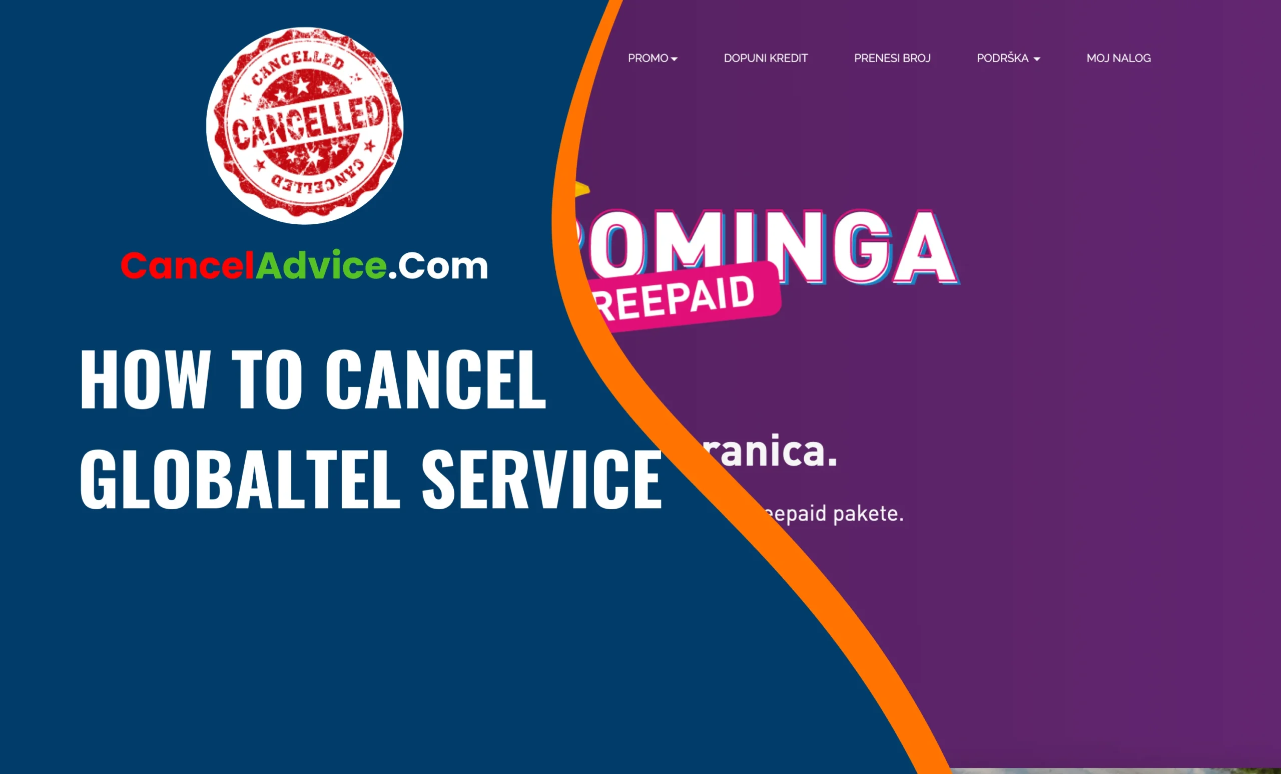 how to cancel globaltel service