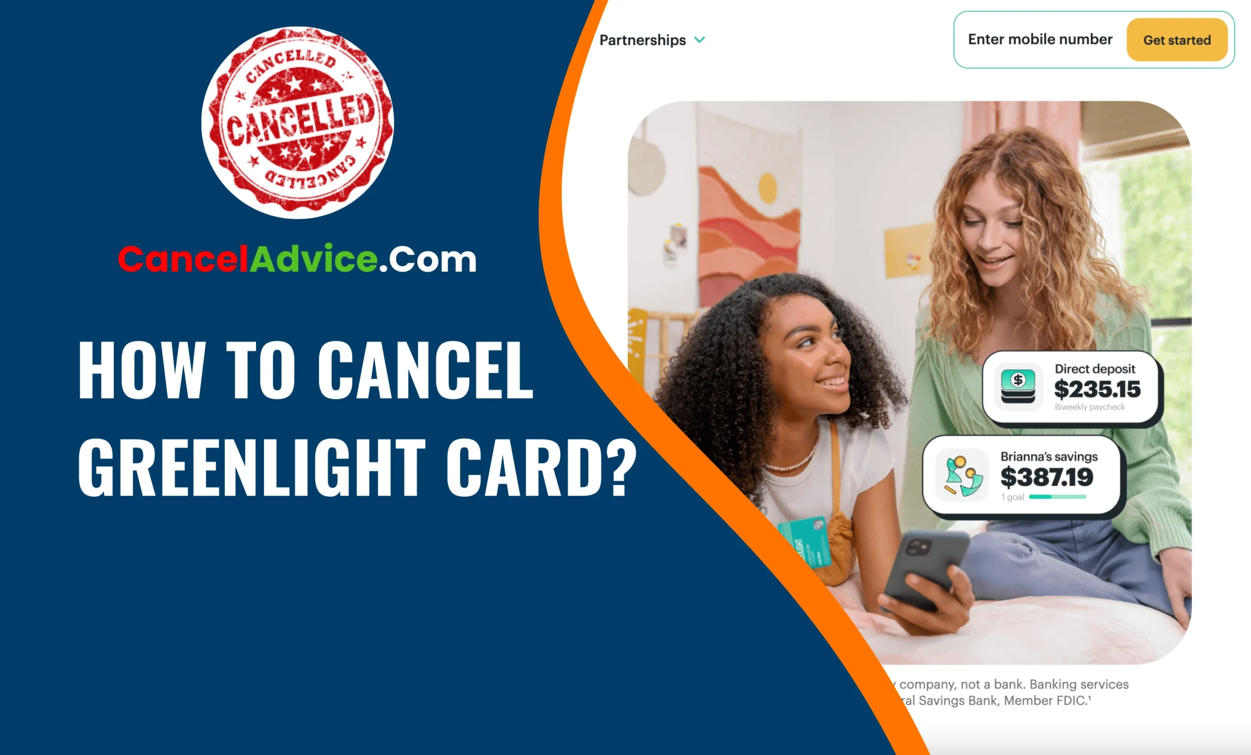 how to cancel greenlight card