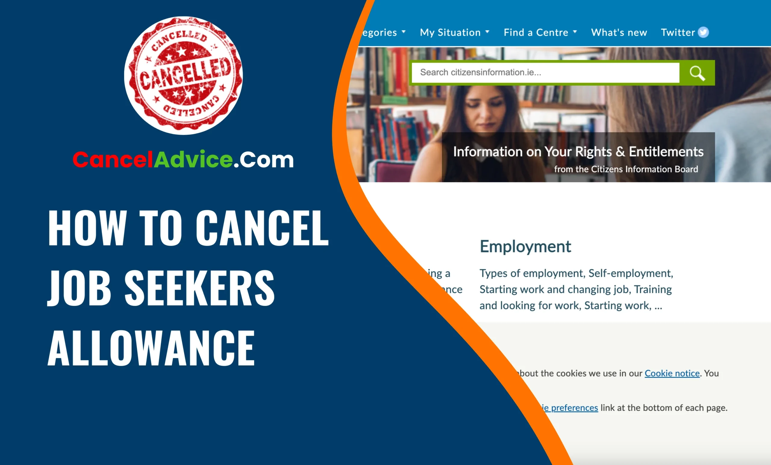 how to cancel job seekers allowance