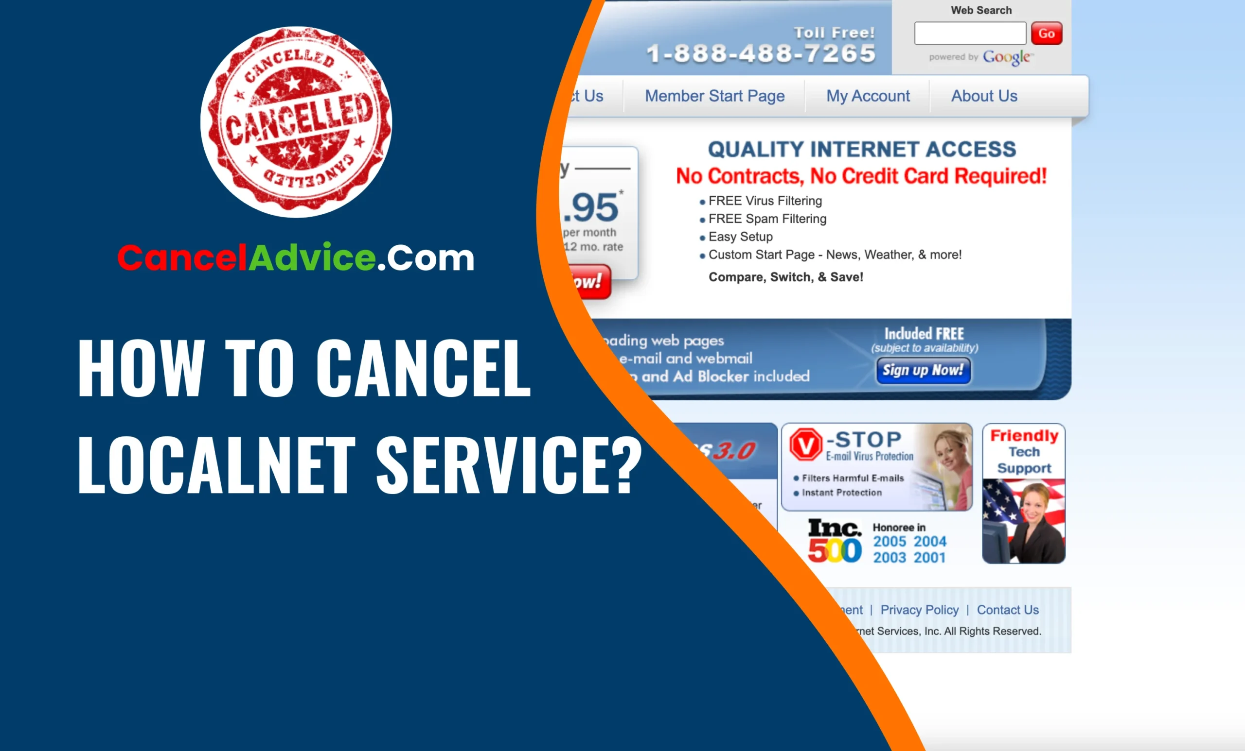 how to cancel localnet service