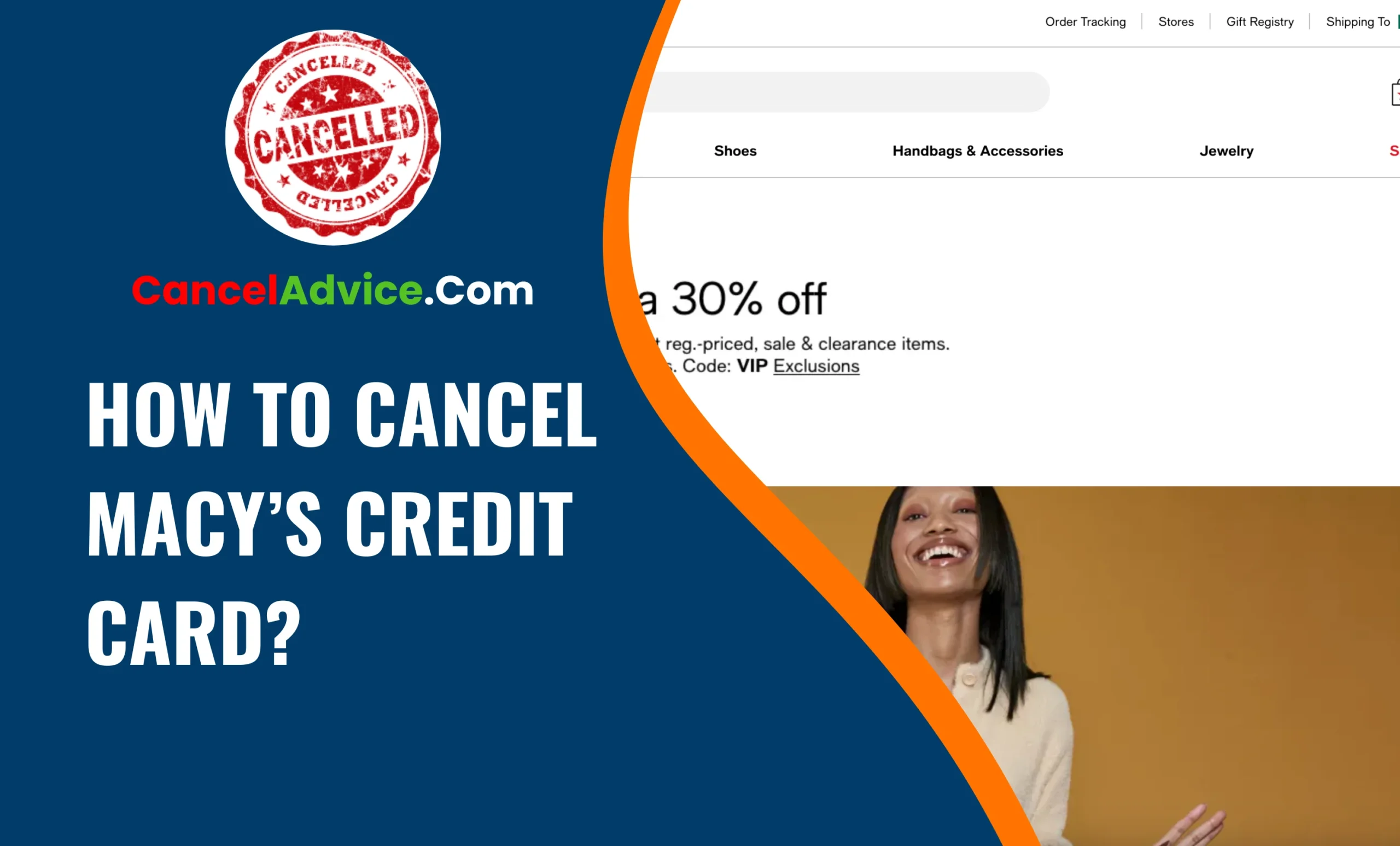 how to cancel macy’s credit card